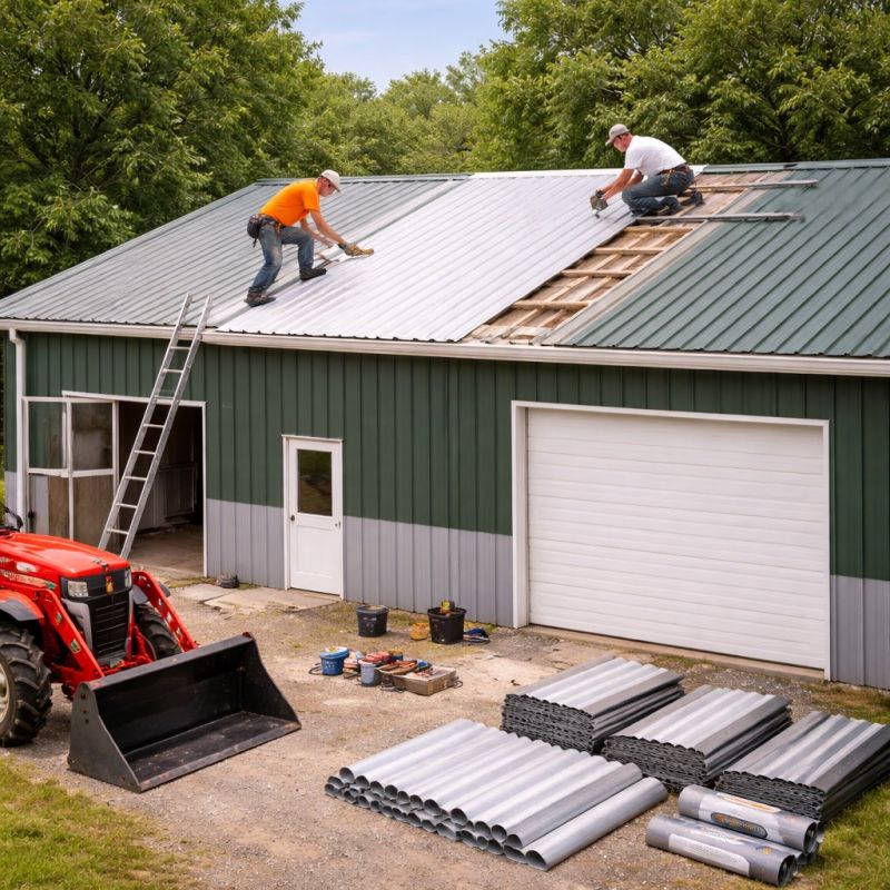 Barn Roof Installation in Alexandria, VA