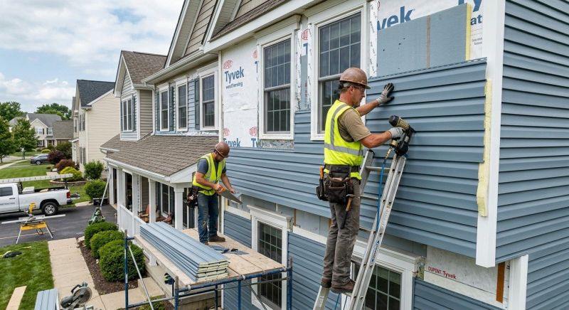 Dutch Lap Siding Installation in Stamford, CT